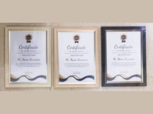 A4 Certificate and Photo Frame