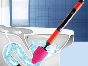High Pressure Toilet Plunger Clog Remover
