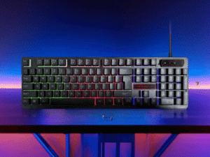 KR-6300 Wired Gaming Keyboard with Colorful Lights